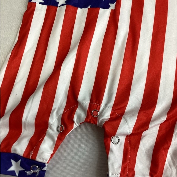 Little girl, one piece, patriotic, red, white, and blue swimsuits. 9 - Picture 6 of 10